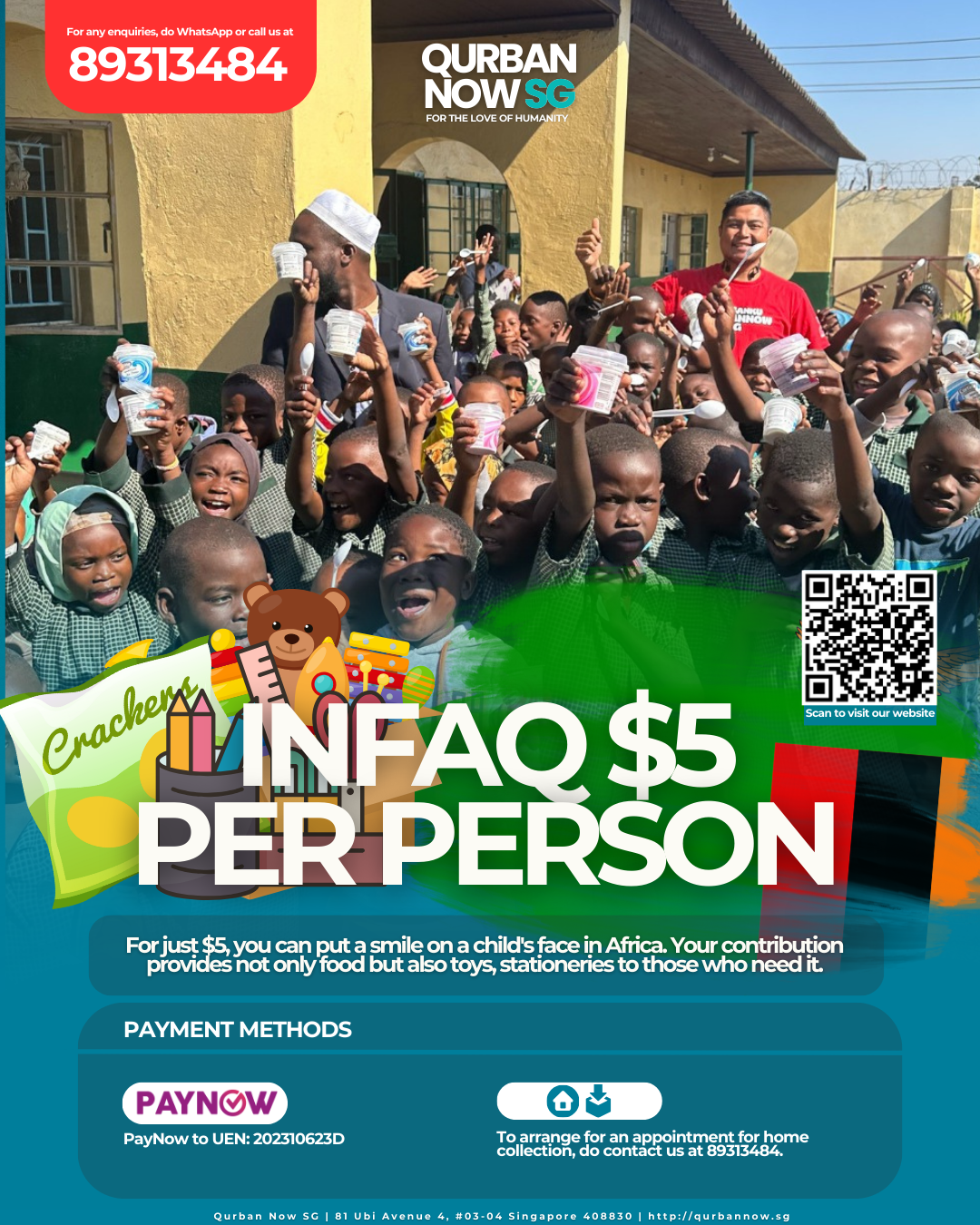 Infaq $5 Per Person