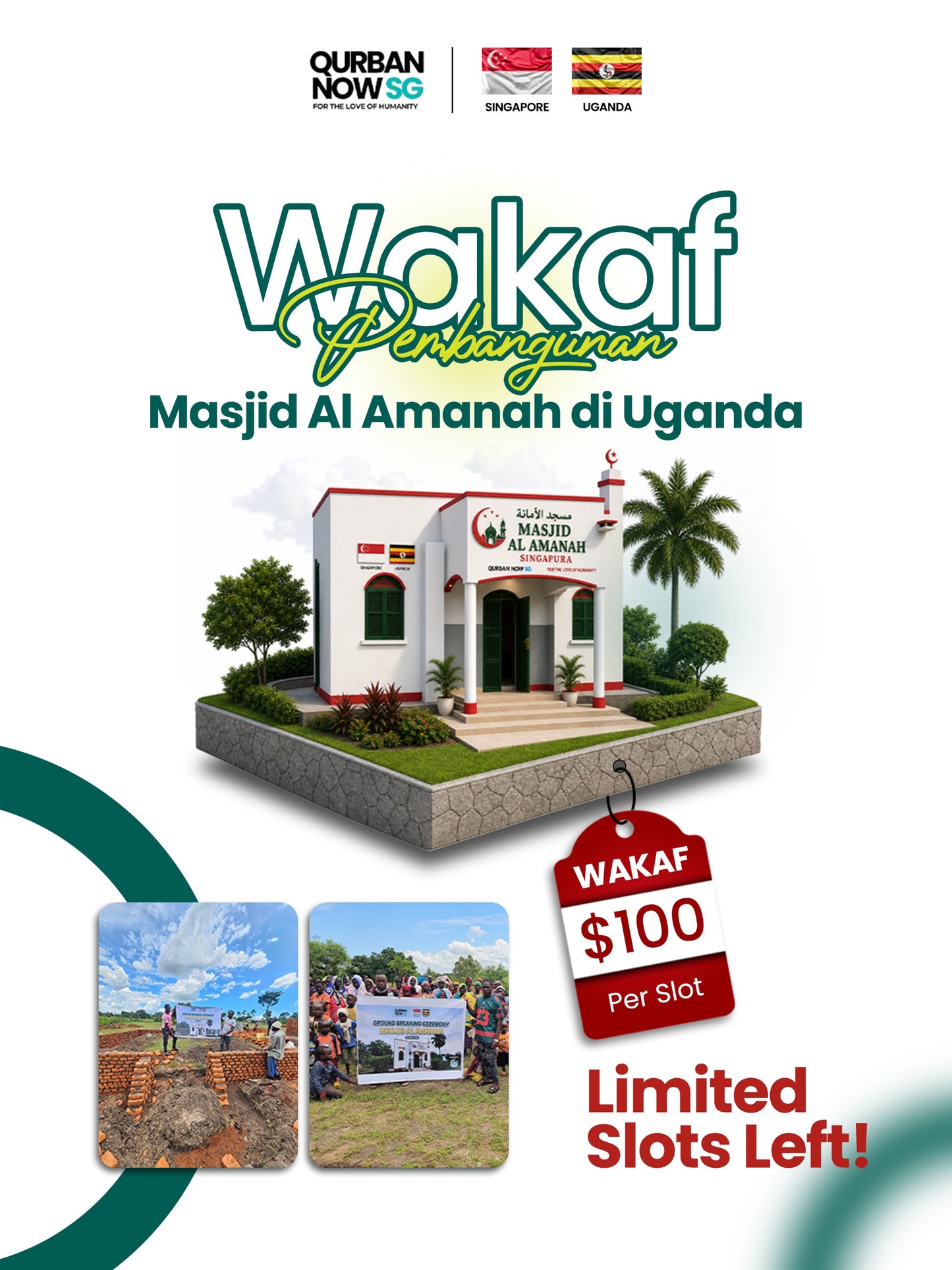 Wakaf Pembangunan Masjid di Uganda